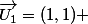 \vec{U_1}=(1,1) 