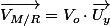 \vec{V_{M/R}}=V_o\cdot\vec{U_y}