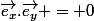 \vec{e_x}.\vec{e_y} = 0