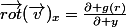 \vec{rot}(\vec{v})_x=\frac{\partial g(r)}{\partial y}