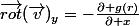 \vec{rot}(\vec{v})_y=-\frac{\partial g(r)}{\partial x}
