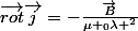 \vec{rot}\vec{j}=-\frac{\vec{B}}{\mu _{0}\lambda ^{2}}
