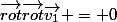 \vec{rot}\vec{rot}\vec{v_1} = 0