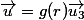 \vec{u}=g(r)\vec{u_3}