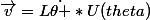 \vec{v}=L\dot{\theta }*U(theta)