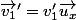 \vec{v_1}'=v_1'\vec{u_x}