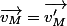 \vec{v_M}=\vec{v_M'}