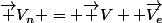 \vec {V_n} = \vec V +\vec{V_e}