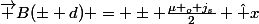 \vec B(\pm d) = \pm \frac{\mu _o j_s}{2} \hat x