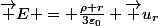 \vec E = \frac{\rho r}{3\varepsilon_0} \vec u_r