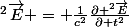 ^{2}\vec{E} = \frac{1}{c^{2}}\frac{\partial ^{2}\vec{E}}{\partial t^{2}}