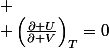 
 \\ \left(\frac{\partial U}{\partial V}\right)_{T}=0