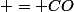 C_4H_{10}&nbsp;&nbsp;+ O_2&nbsp;&nbsp; = CO&nbsp;&nbsp;+ H_2O
