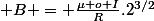  B = \frac{\mu o I}{R}.2^{3/2}