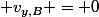  v_{y,B} = 0