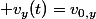  v_y(t)=v_{0,y}