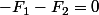 -F_1-F_2=0