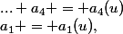 a_1 = a_1(u),&nbsp;&nbsp;... a_4 = a_4(u)