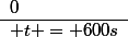 \large 
 \\ \begin{array}{c|ccccccc}&CH_3OCH_3&=&CH_4&+&H_2&+&CO\\\hline Etat\;initial&P_0&&0&&0&&0\\\hline t = 600s&P_0-p&&p&&p&&p\\\end{array}