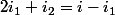 2i_{1}+i_{2}=i-i_{1}