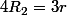 4R_{2}=3r
