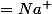 NaCl(s)&nbsp;&nbsp;=Na^+&nbsp;&nbsp; +&nbsp;&nbsp;Cl^-