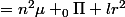 =n^{2}\mu _{0}\Pi lr^{2}