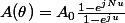 A(\theta)=A_{0}\frac{1-e^{jNu}}{1-e^{ju}}