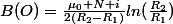 B(O)=\frac{\mu_0 N i}{2(R_2-R_1)}ln(\frac{R_2}{R_1})