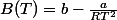 B(T)=b-\frac{a}{RT^{2}}