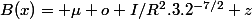 B(x)= \mu o I/R^2.3.2^{-7/2} z