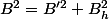B^2=B'^2+B_{h}^2
