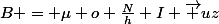B = \mu o \frac{N}{h} I \vec uz