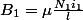 B_{1}=\mu\frac{N_{1}i_{1}}{l}