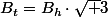B_t=B_h\cdot\sqrt 3