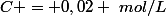 C = 0,02 ~mol/L