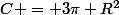 C = 3\pi R^{2}
