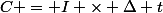 C = I \times \Delta t