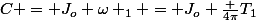 C = J_o \omega _1 = J_o \frac {4\pi}{T_1}