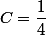 C=\dfrac{1}{4\piNL}