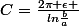 C=\frac{2\pi \epsilon }{ln\frac{b}{a}}