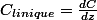 C_{linique}=\frac{dC}{dz}