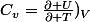 C_{v}=\frac{\partial U}{\partial T})_{V}