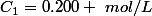 C_1=0.200 ~mol/L