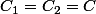 C_1=C_2=C