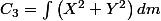 C_3=\int\left(X^2+\ Y^2\right)dm