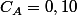 \large 
 \\ \begin{array}{c|ccccccc}&HCO_2H&+&H_2O&=&HCO_2^-&+&H_3O^+\\\hline Etat\;initial&C_A=0,10\;mol/L&&Exc \grave{e} s&&0&& \approx 0\\\hline Etat\;final&C_A-x&&Exc \grave{e} s&&x&&\approx x\\\end{array}
 \\ 
