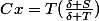 Cx=T(\frac{\delta S}{\delta T})