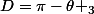 D=\pi-\theta _3