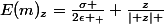 E(m)_{z}=\frac{\sigma }{2\epsilon _{\0 }} \frac{z}{\mid z\mid }